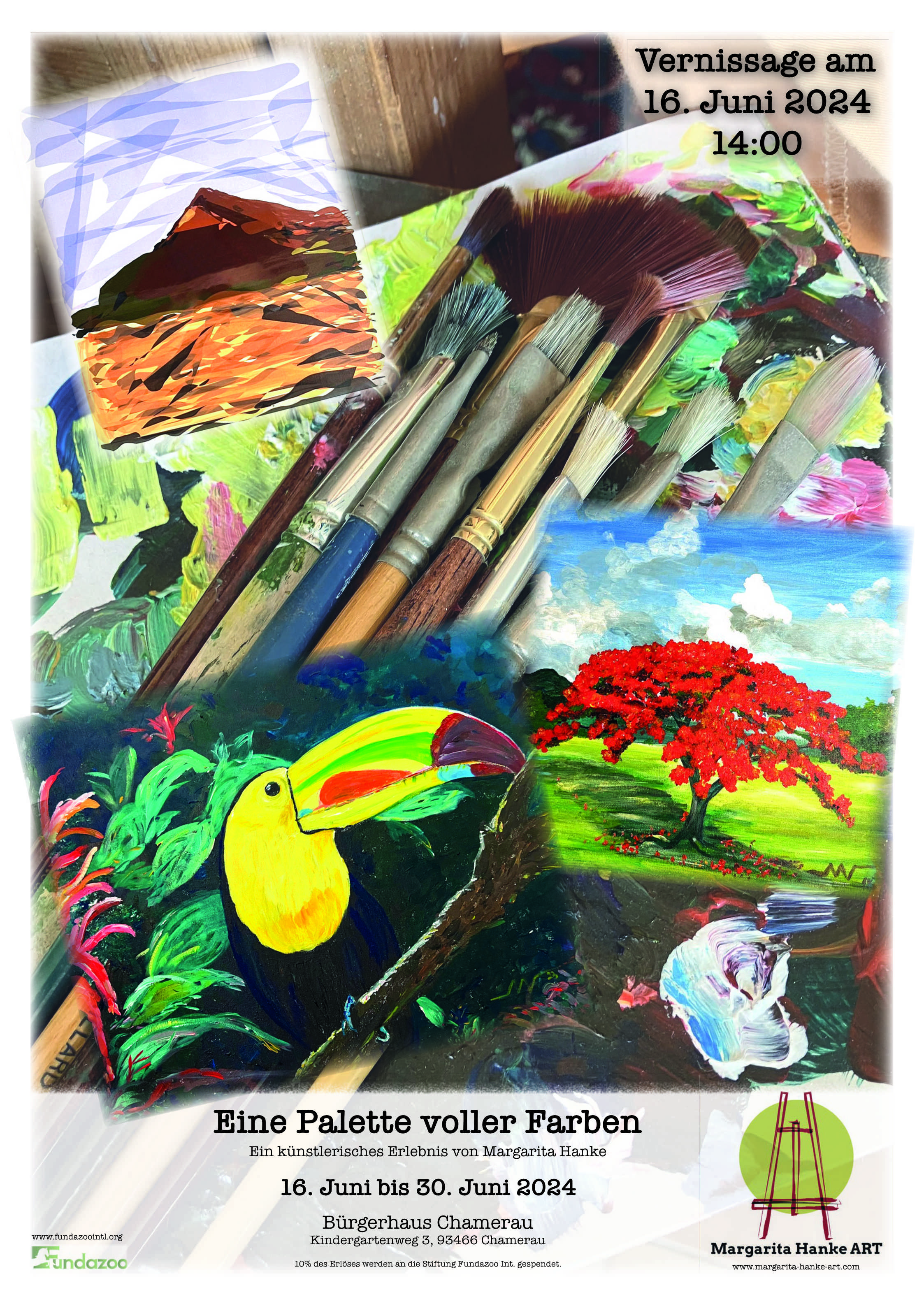 A palette full of colors